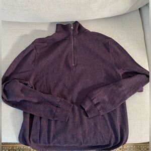 GAP Merino Wool Purple Men’s L Half Zip